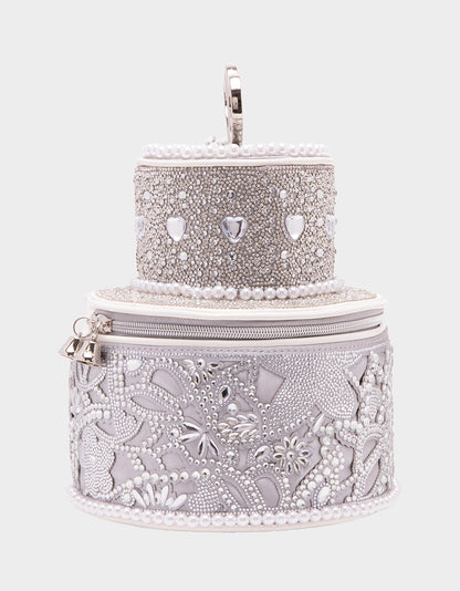 KITSCH FROST YOURSELF BLING CROSSBODY SILVER - HANDBAGS - Betsey Johnson