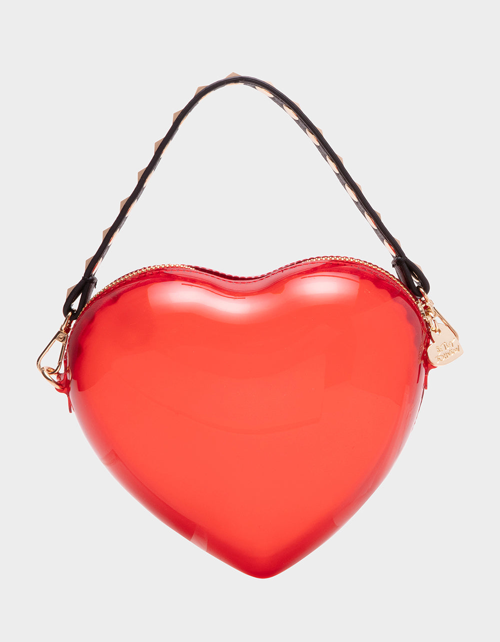 KITSCH HEART BEAT CROSSBODY RED - HANDBAGS - Betsey Johnson