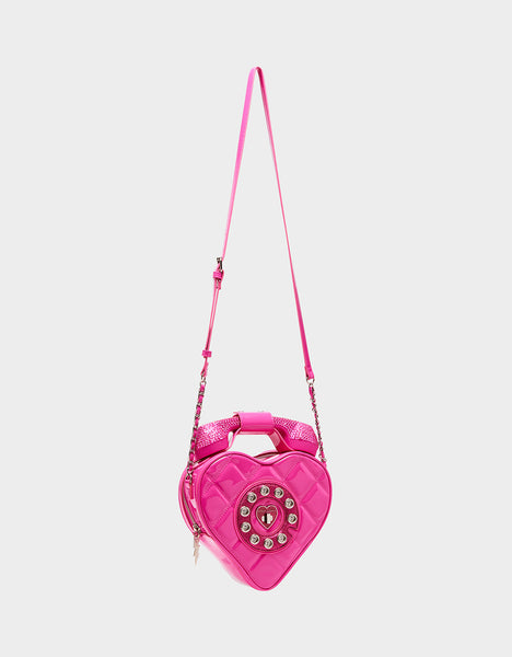 KITSCH PHONE TAG CROSSBODY PINK | Phone Bags – Betsey Johnson
