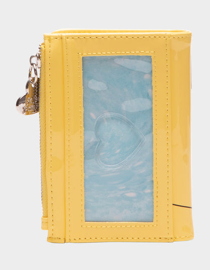 KITSCH SPIN ME BIFOLD WALLET YELLOW - HANDBAGS - Betsey Johnson