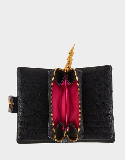 SKULLICIOUS BIFOLD WALLET BLACK - HANDBAGS - Betsey Johnson