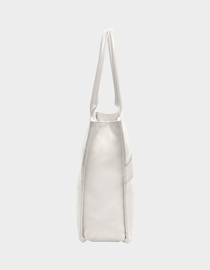 BRIDE TOTE WHITE - HANDBAGS - Betsey Johnson