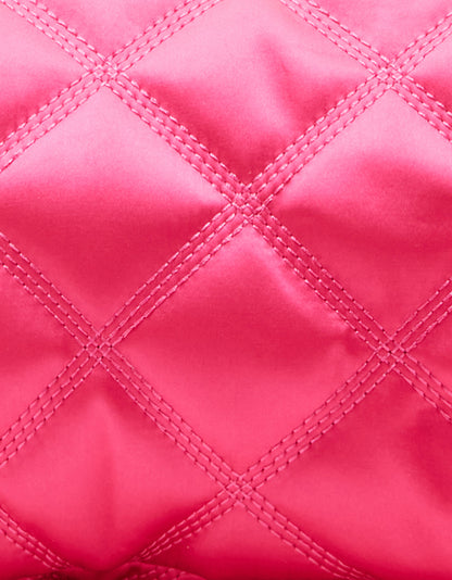 QUILTED NYLON SLING BAG PINK - HANDBAGS - Betsey Johnson