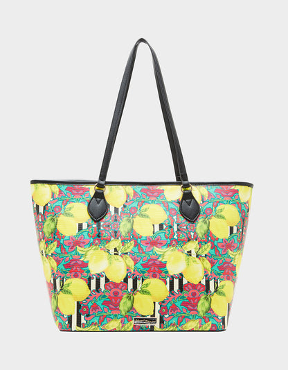 FRESH N FRUITY TOTE WITH NECKLACE YELLOW - HANDBAGS - Betsey Johnson