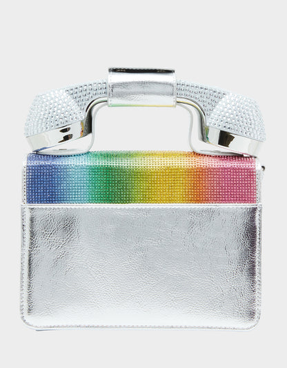 KITSCH RAINBOW HIGH PHONE BAG RAINBOW - HANDBAGS - Betsey Johnson