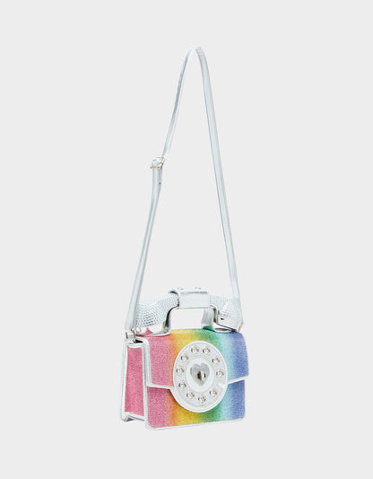 KITSCH RAINBOW HIGH PHONE BAG RAINBOW - HANDBAGS - Betsey Johnson