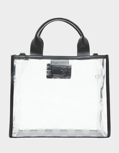 SKULL BOSS MEDIUM CLEAR TOTE CLEAR - HANDBAGS - Betsey Johnson