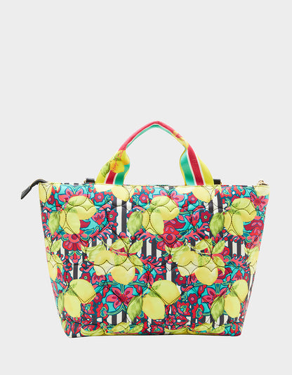 FRESH N FRUITY INSULATED TOTE YELLOW - HANDBAGS - Betsey Johnson