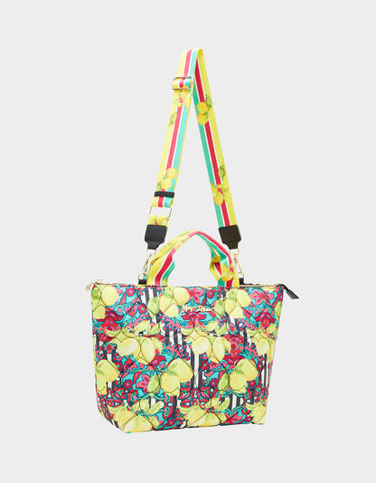 FRESH N FRUITY INSULATED TOTE YELLOW - HANDBAGS - Betsey Johnson