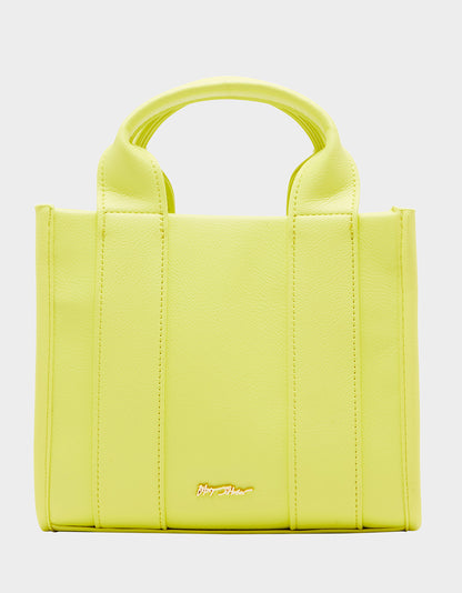 SKULLY DEBOSS MINI TOTE CITRON - HANDBAGS - Betsey Johnson