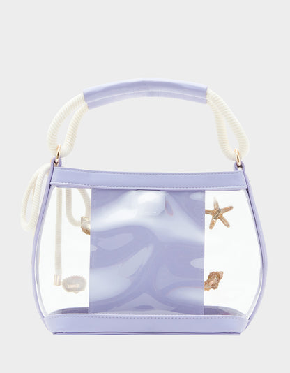 SEAS THE DAY BUCKET BAG LILAC - HANDBAGS - Betsey Johnson