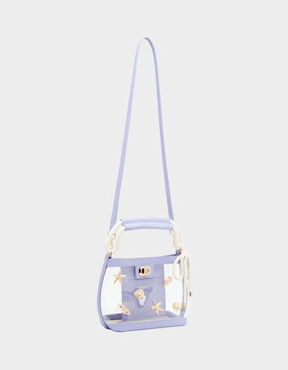 SEAS THE DAY BUCKET BAG LILAC - HANDBAGS - Betsey Johnson