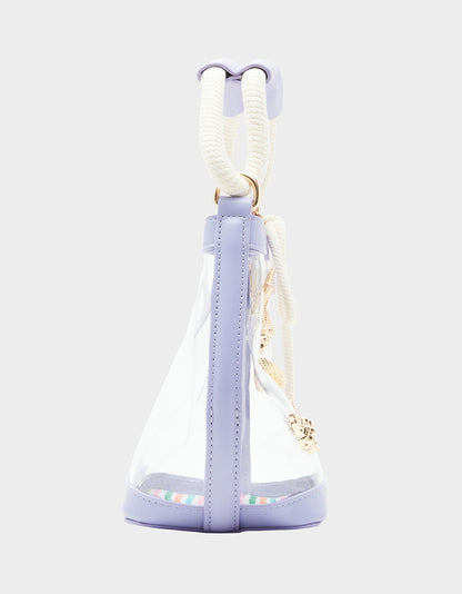 SEAS THE DAY BUCKET BAG LILAC - HANDBAGS - Betsey Johnson