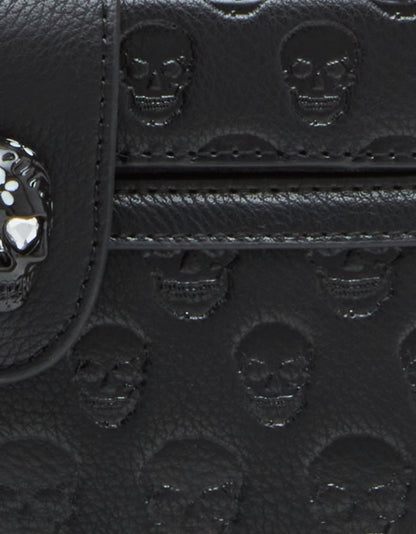 SKULL BOSS VANITY BAG BLACK - HANDBAGS - Betsey Johnson