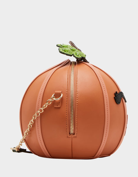 KITSCH YOU'RE SO GOURDGEOUS CROSSBODY ORANGE - HANDBAGS - Betsey Johnson