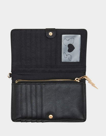 KITSCH BOOK OF SPELLS WRISTLET BLACK - HANDBAGS - Betsey Johnson