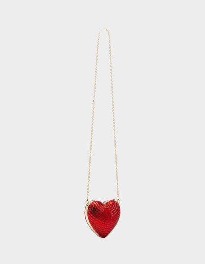 STOLE MY HEART RED - HANDBAGS - Betsey Johnson