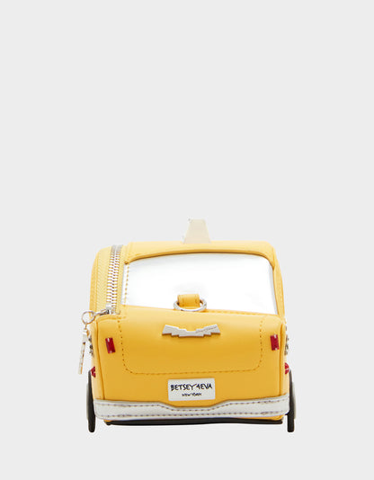 KITSCH FARE PLAY TAXI CROSSBODY YELLOW - HANDBAGS - Betsey Johnson