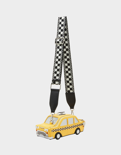 KITSCH FARE PLAY TAXI CROSSBODY YELLOW - HANDBAGS - Betsey Johnson