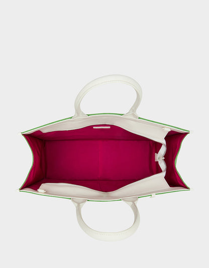 QUEEN OF THE GREEN CANVAS TOTE GREEN - HANDBAGS - Betsey Johnson