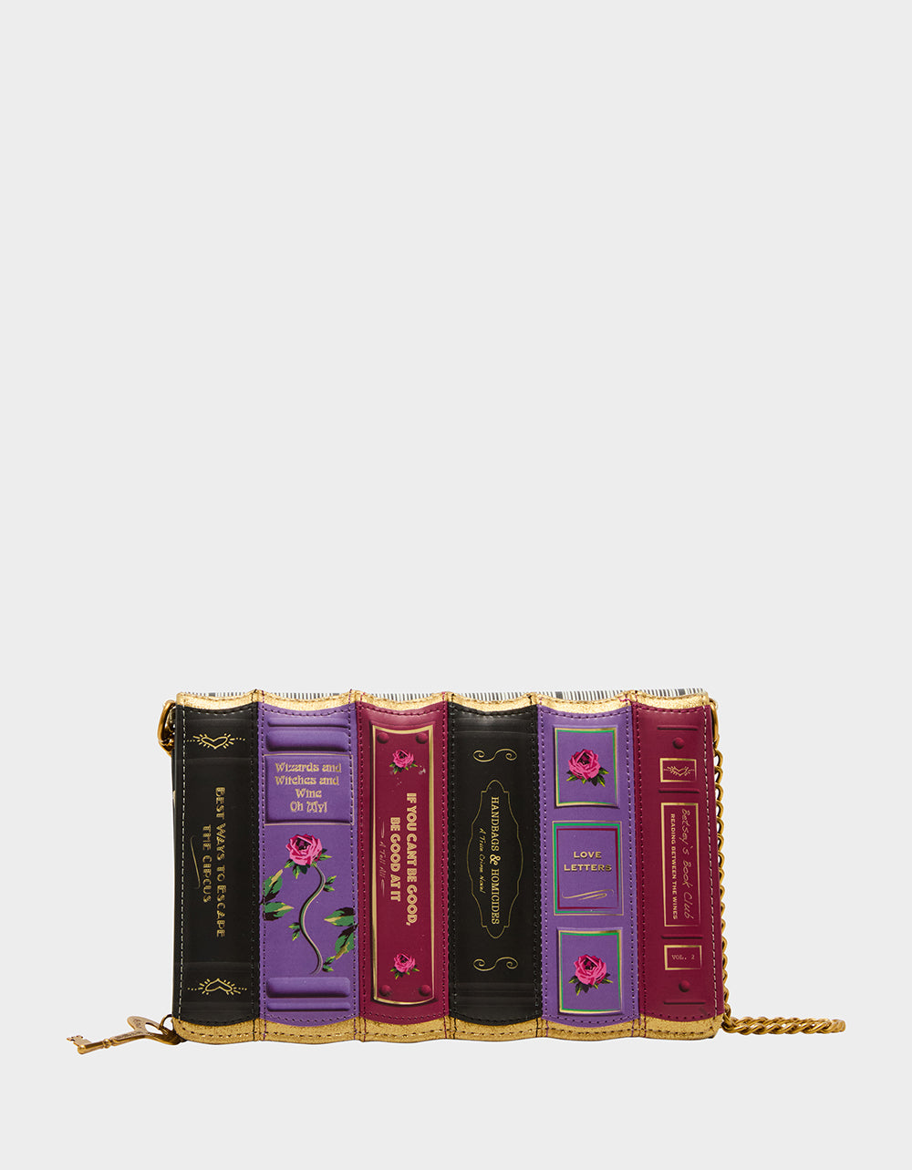 KITSCH BETSEY'S BOOK CLUB CROSSBODY MULTI