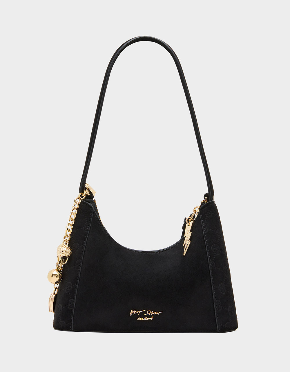 HEADLINER DEBOSS SHOULDER BAG BLACK - view 2