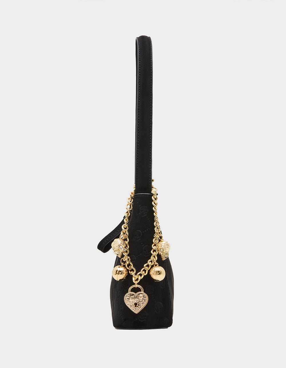 HEADLINER DEBOSS SHOULDER BAG BLACK - view 4