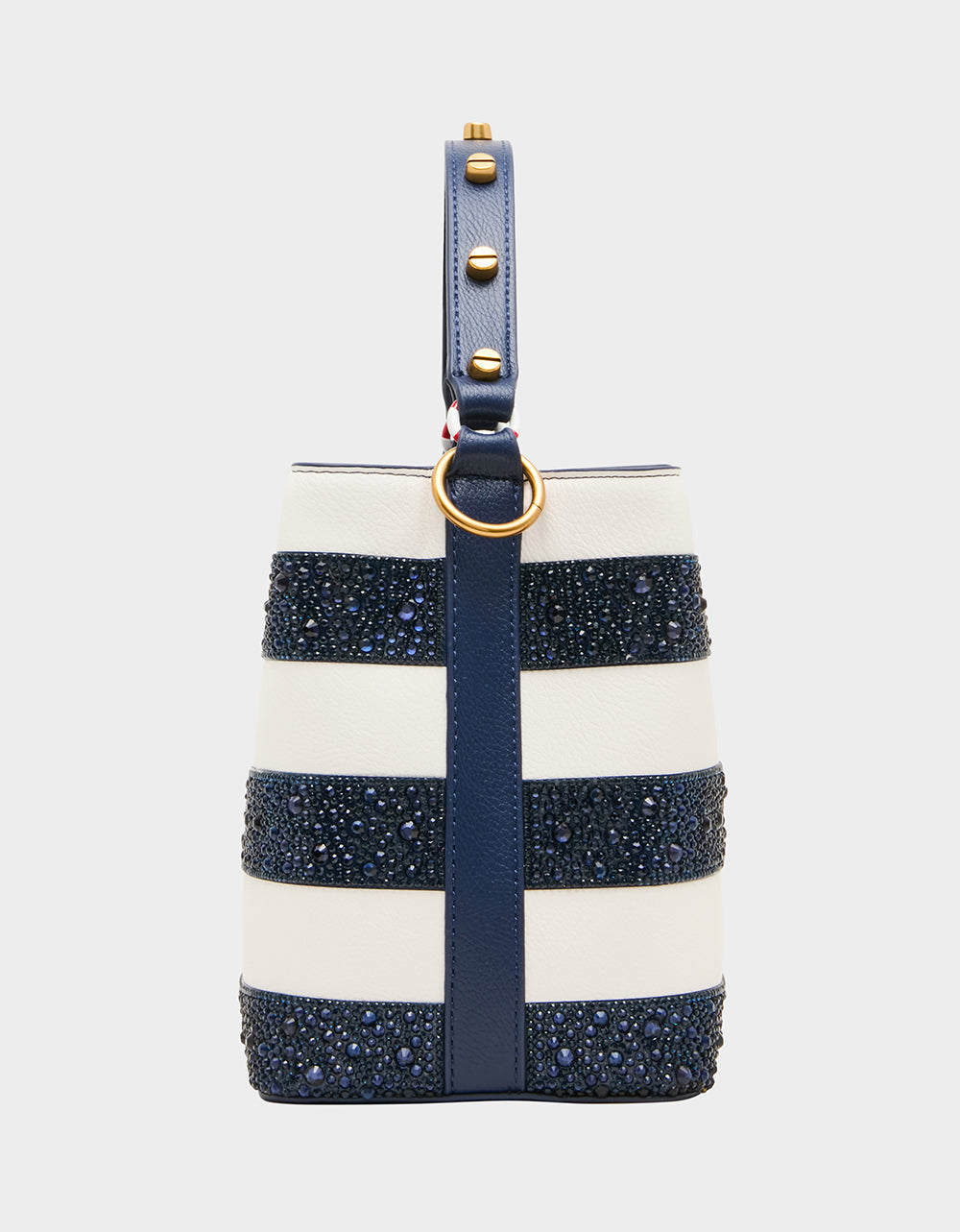AHOY, GORGEOUS RHINESTONE STRIPE NAVY MULTI - HANDBAGS - Betsey Johnson - view 3