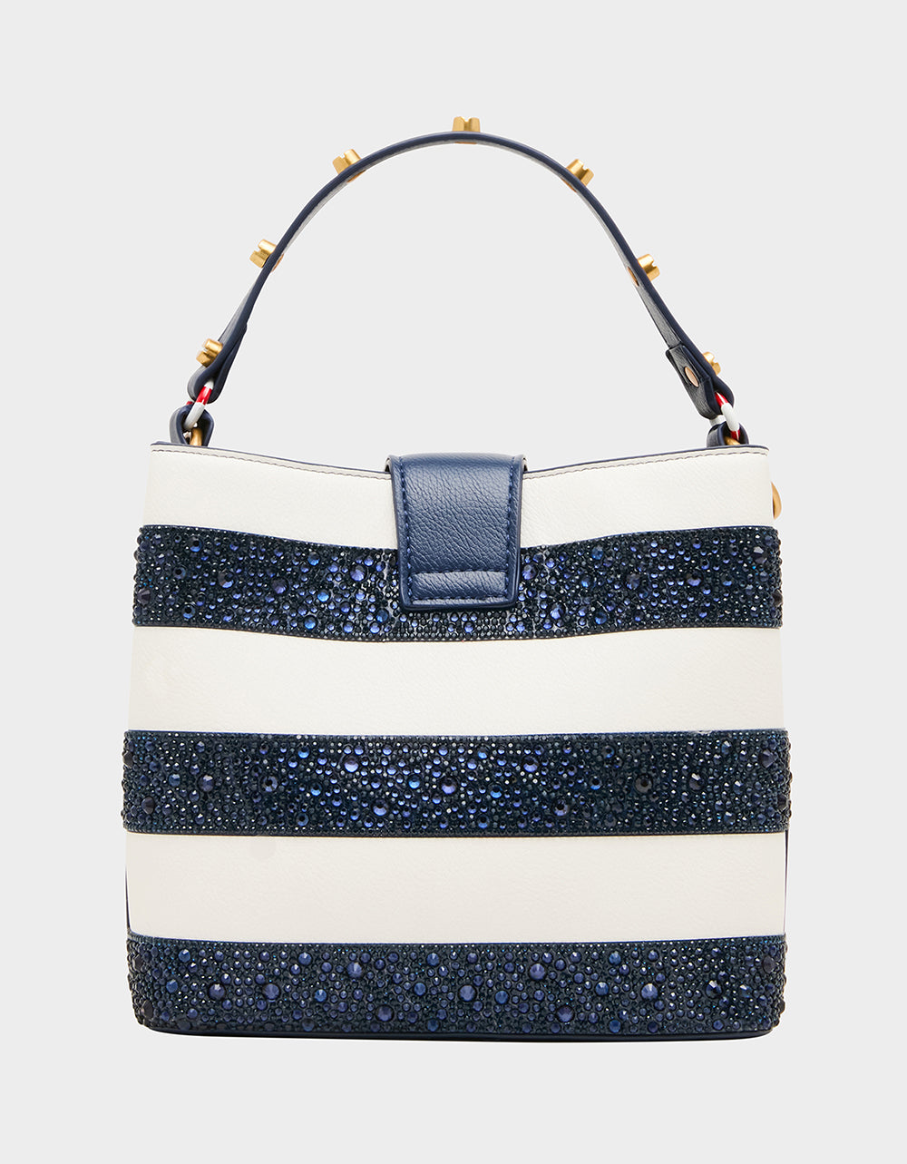 AHOY, GORGEOUS RHINESTONE STRIPE NAVY MULTI - HANDBAGS - Betsey Johnson - view 5