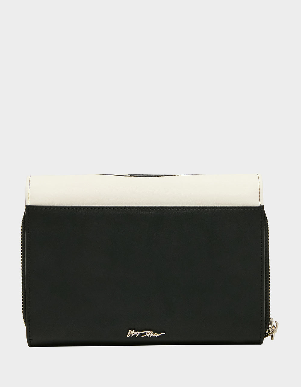 KICKIN' IT WALLET ON CHAIN BLACK/WHITE - HANDBAGS - Betsey Johnson - view 6