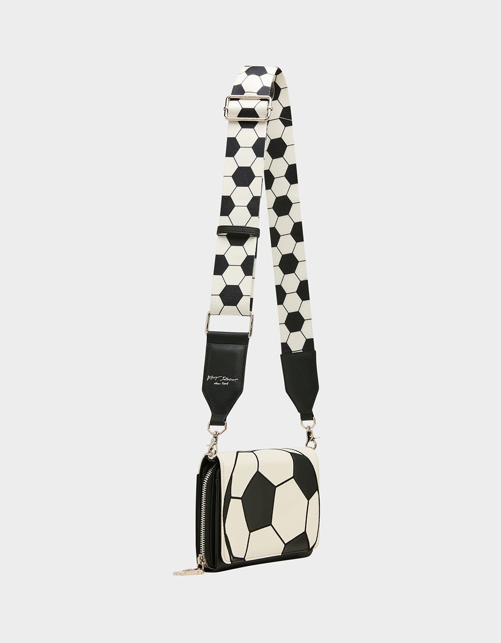 KICKIN' IT WALLET ON CHAIN BLACK/WHITE - HANDBAGS - Betsey Johnson - view 3