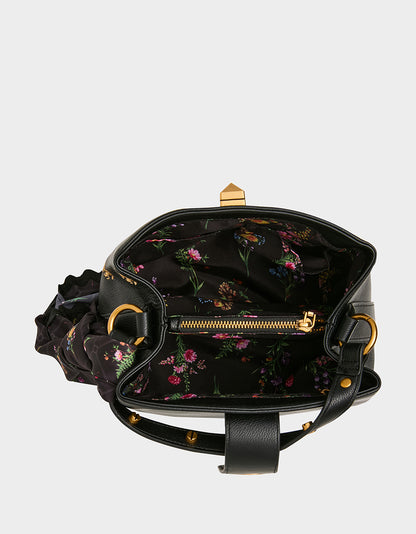 UNBRIDALED BUCKET BLACK - HANDBAGS - Betsey Johnson