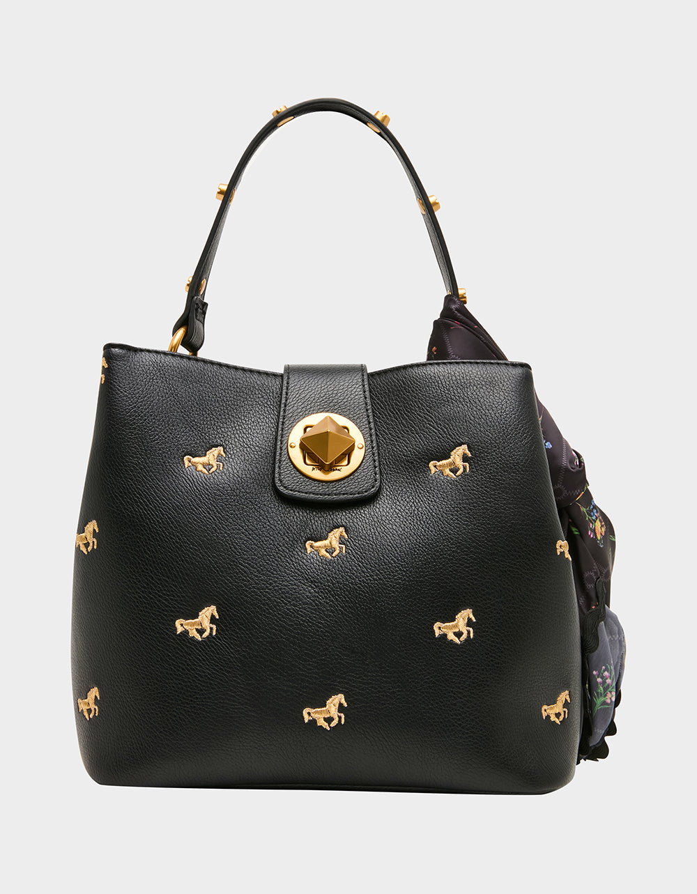 UNBRIDALED BUCKET BLACK - HANDBAGS - Betsey Johnson