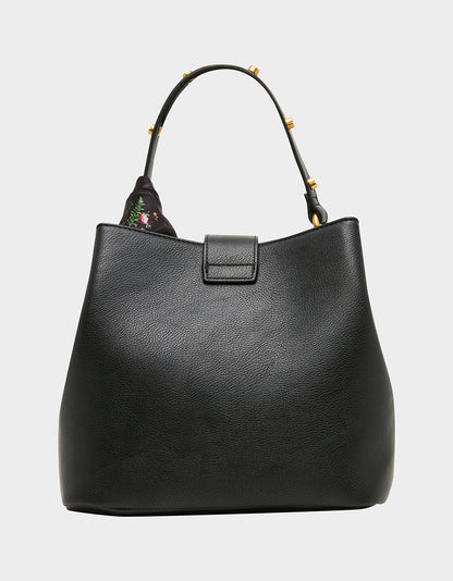UNBRIDALED BUCKET BLACK - HANDBAGS - Betsey Johnson