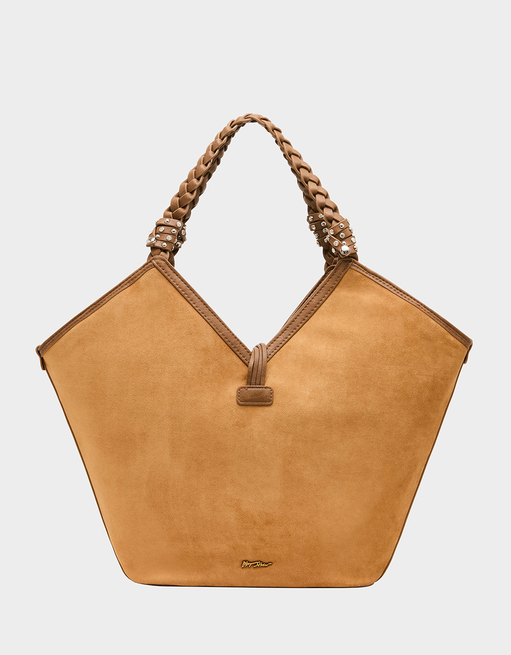 SUEDE TULIP TOTE TAN - HANDBAGS - Betsey Johnson - view 5