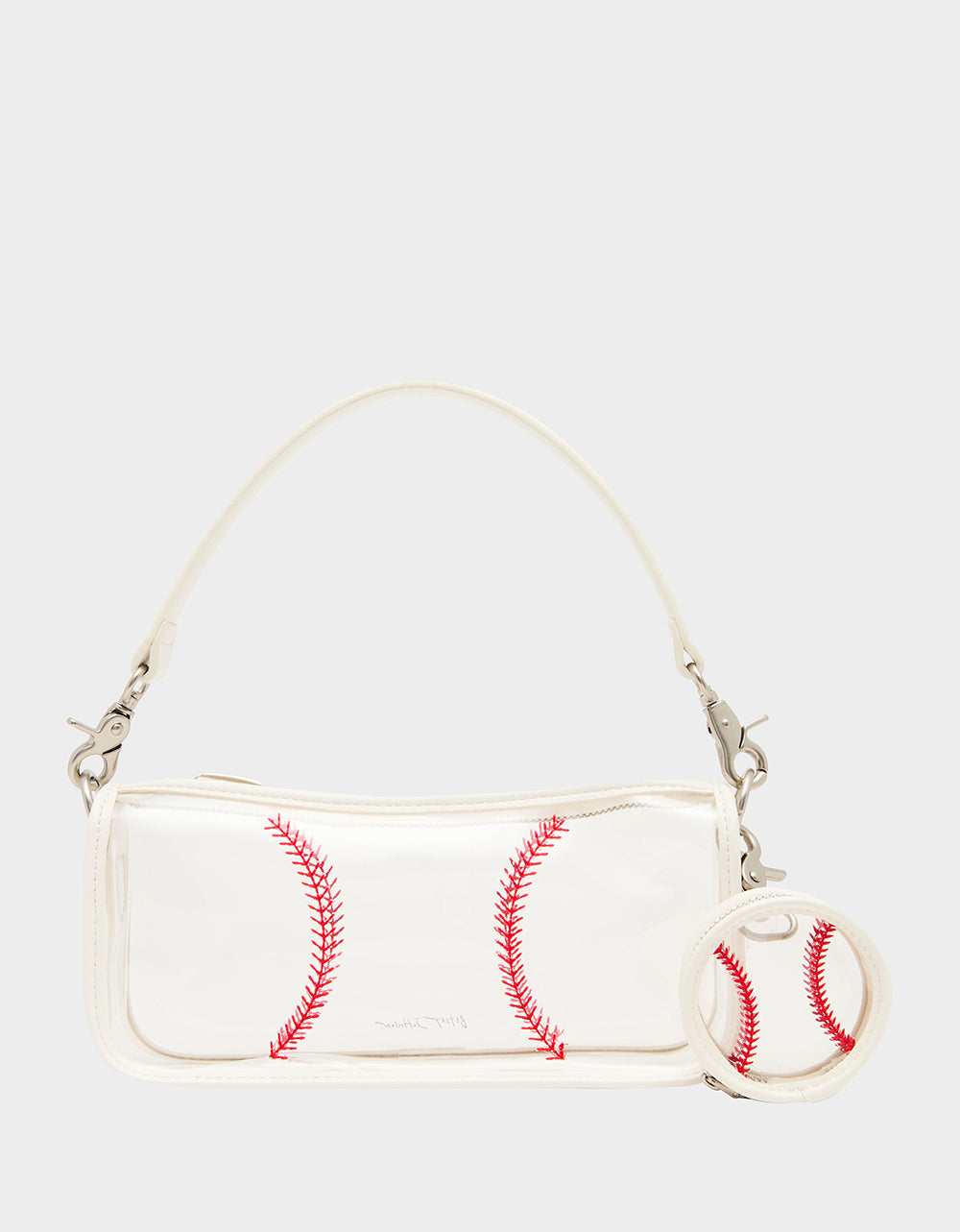 STADIUM BASEBALL BAG CLEAR - HANDBAGS - Betsey Johnson