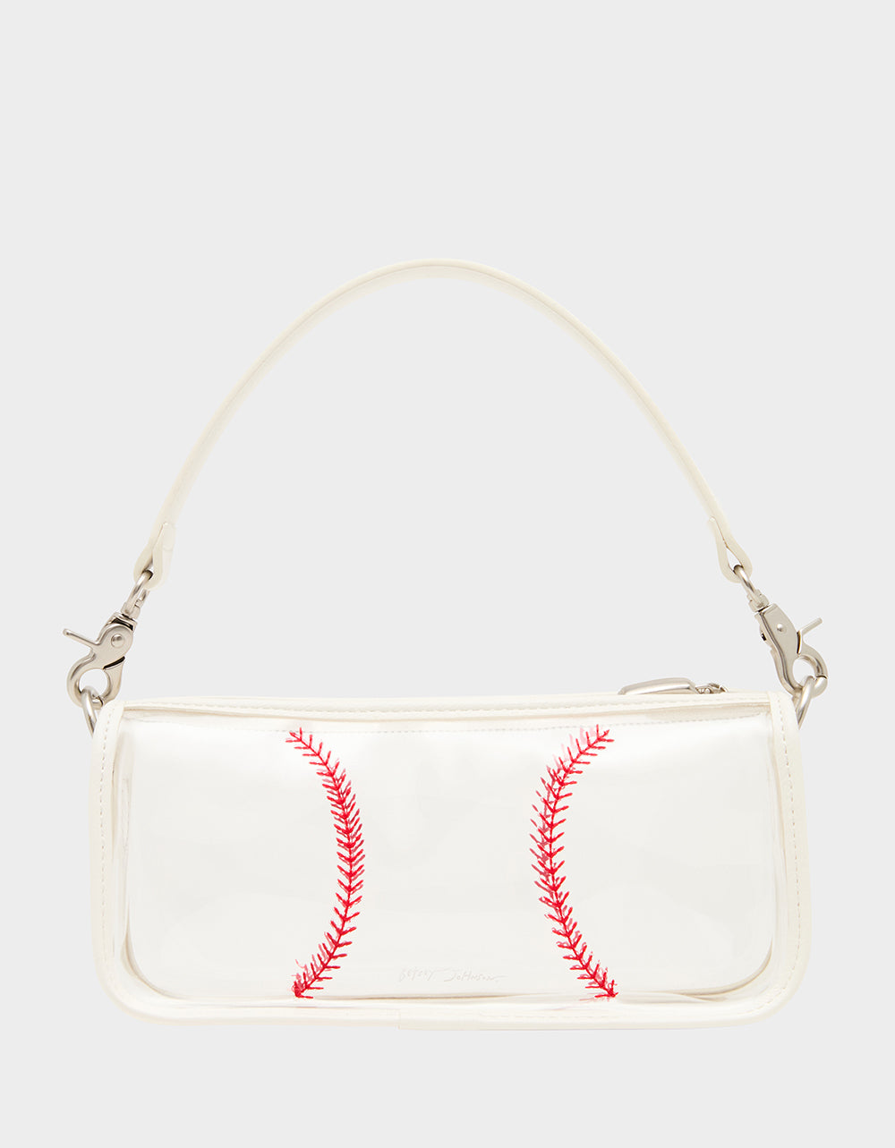 STADIUM BASEBALL BAG CLEAR - HANDBAGS - Betsey Johnson - view 6