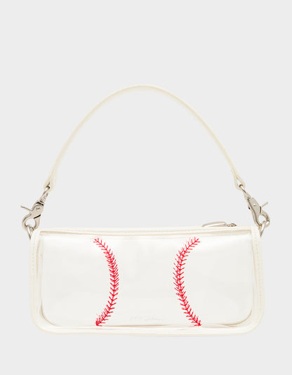 STADIUM BASEBALL BAG CLEAR - HANDBAGS - Betsey Johnson