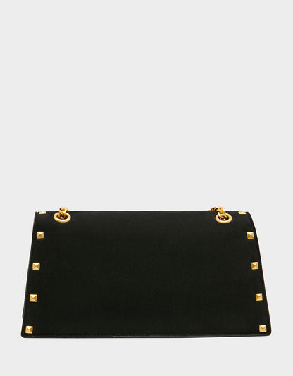 FLAP SHOULDER BLACK - HANDBAGS - Betsey Johnson