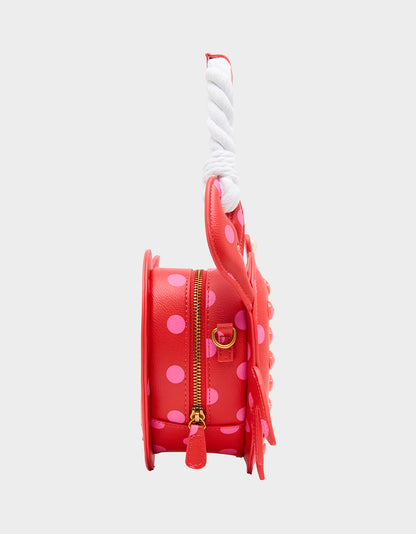 SHELL RAISER RED - HANDBAGS - Betsey Johnson