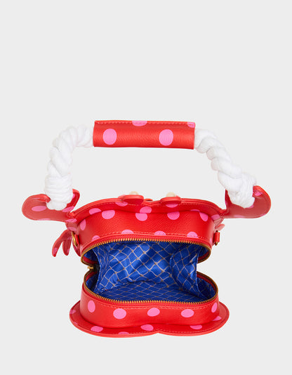 SHELL RAISER RED - HANDBAGS - Betsey Johnson