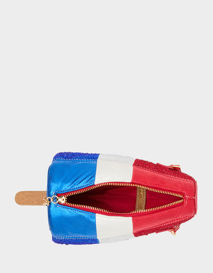 POP IT LIKE IT'S HOT RED/WHITE/BLUE - HANDBAGS - Betsey Johnson
