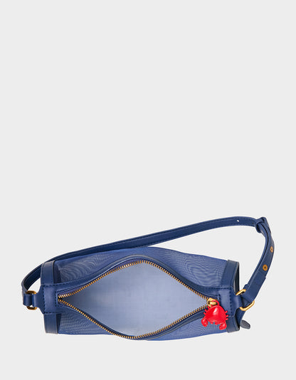 PINCH MOI SMALL MESH BARREL NAVY - HANDBAGS - Betsey Johnson