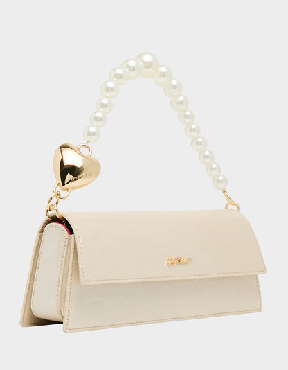 EAST WEST FLAP IVORY - HANDBAGS - Betsey Johnson