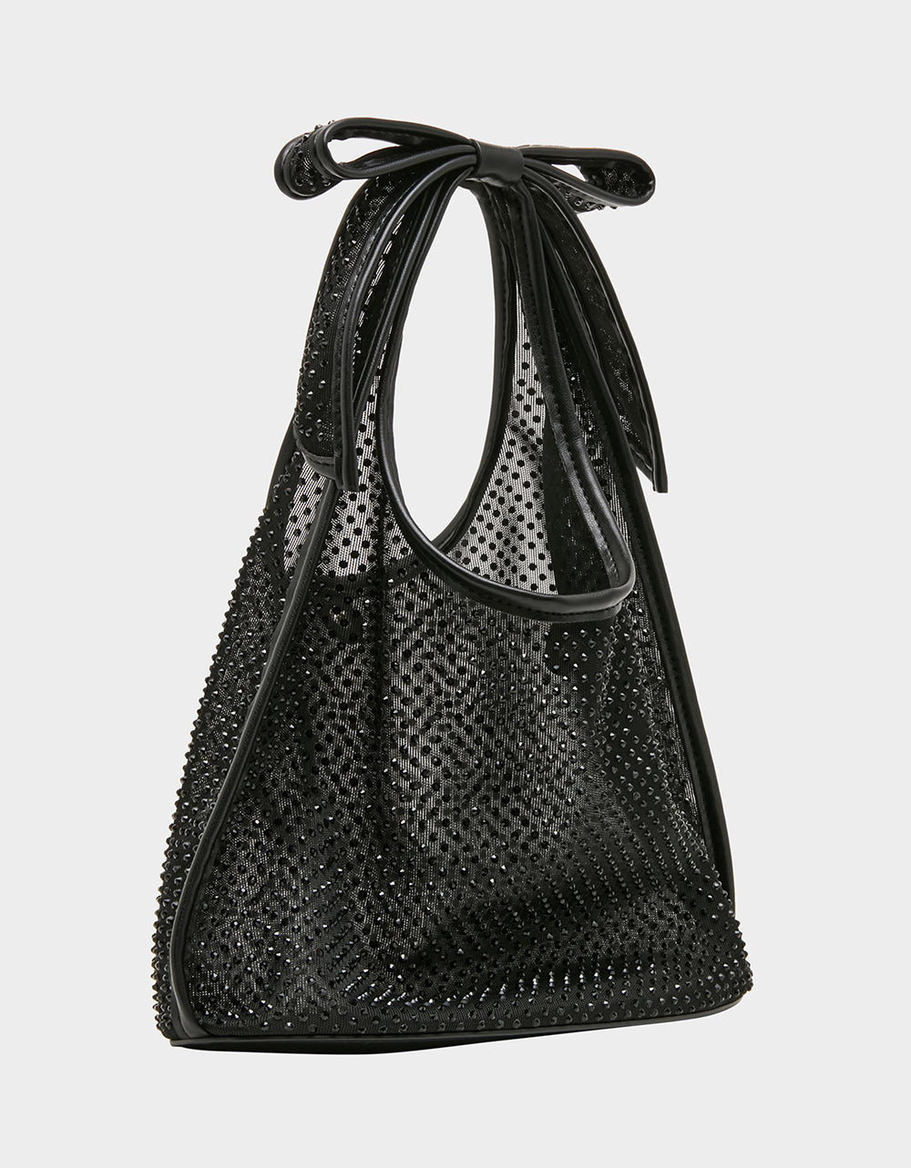 BOW MINI MESH TOTE BLACK - HANDBAGS - Betsey Johnson - view 4
