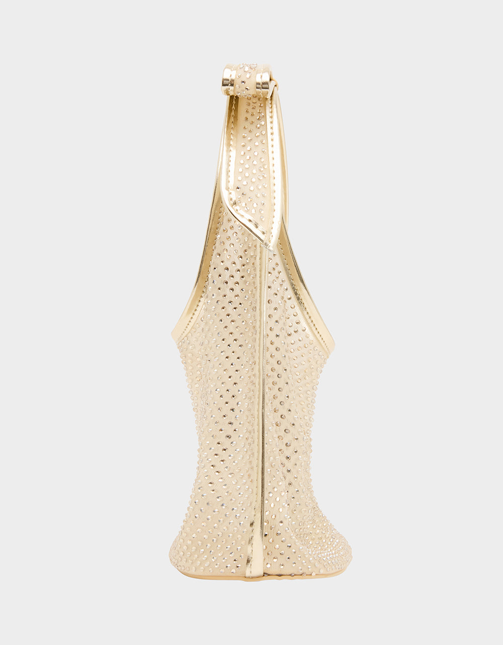 BOW MINI MESH TOTE GOLD - HANDBAGS - Betsey Johnson - view 4