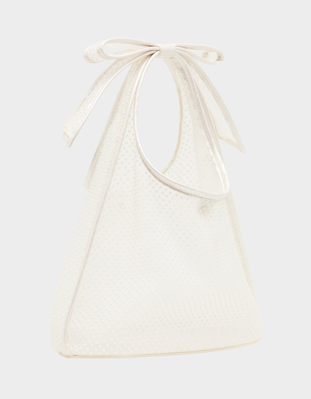 BOW MINI MESH TOTE PEARL - HANDBAGS - Betsey Johnson - view 2
