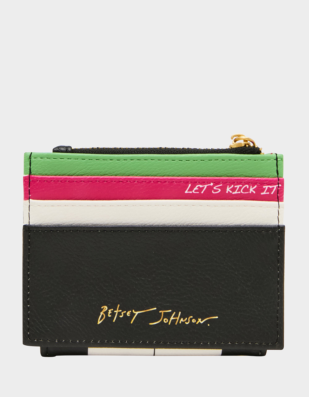 GOAL GETTER WALLET BLACK/WHITE - HANDBAGS - Betsey Johnson - view 5