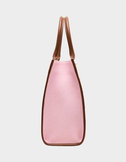 WANNA HUDDLE TOTE PINK - HANDBAGS - Betsey Johnson