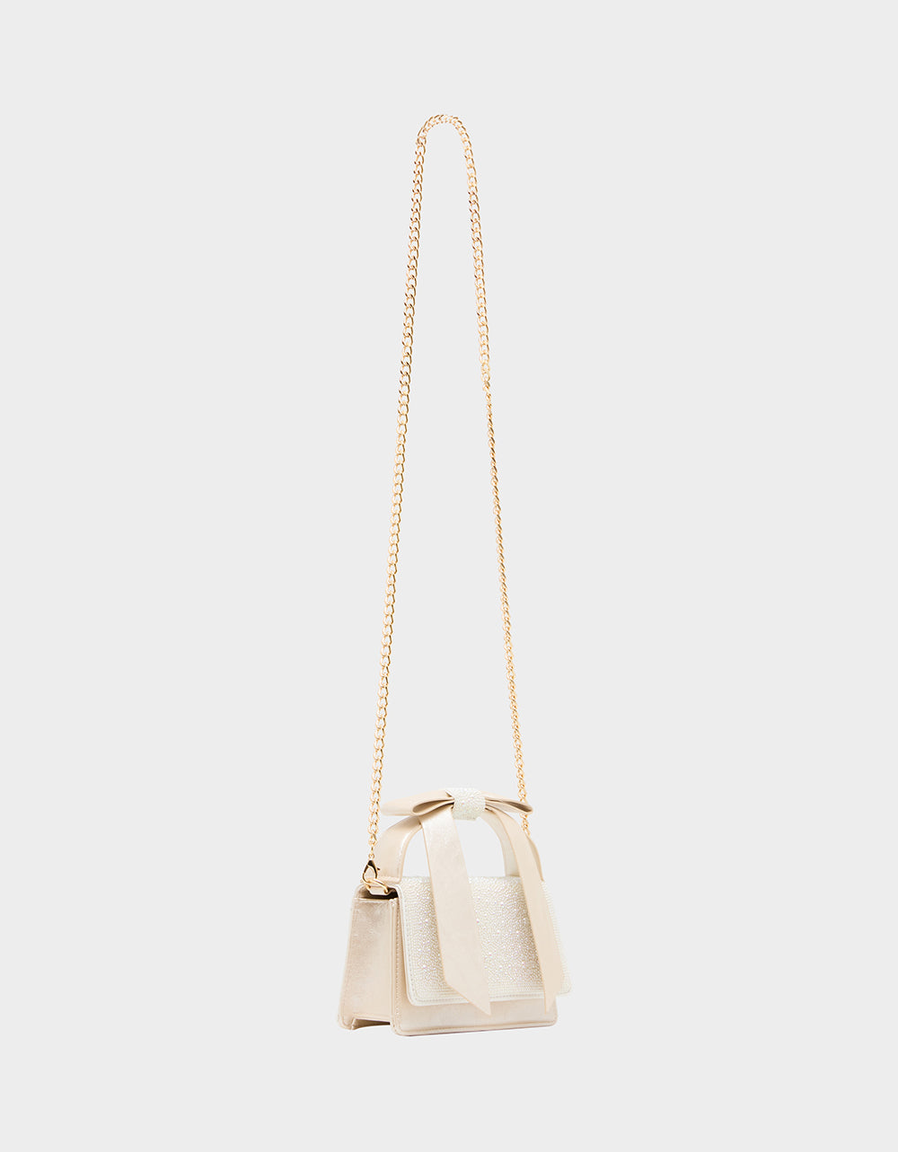 BOW FLAP MINI BAG IVORY - HANDBAGS - Betsey Johnson - view 3